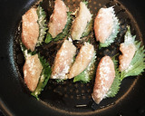 ヘルシー！ささみの青しそ挟み焼き梅肉のせ作り方7写真