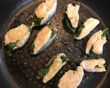 ヘルシー！ささみの青しそ挟み焼き梅肉のせ作り方8写真