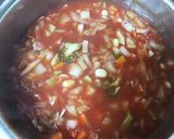 栄養満点！野菜たっぷりトマトスープ作り方4写真