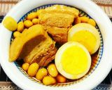 やわらか～い豚の角煮♪大豆と煮玉子入り作り方11写真