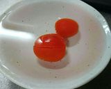 離乳食に☆簡単ミニトマトの湯むき作り方3写真