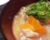 心も体もあったまる♡ウチの美味しぃ豚汁♡作り方5写真