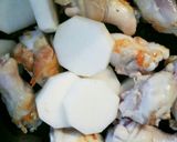 簡単*鶏手羽元と大根のごま味噌ポン酢煮作り方4写真