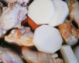 簡単*鶏手羽元と大根のごま味噌ポン酢煮作り方5写真