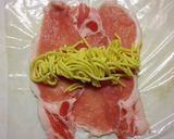 お弁当に♡食べやすい！肉巻き焼きそば作り方3写真