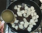 冷凍里芋とコンニャクのゴマ味噌煮♪簡単作り方6写真