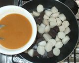 冷凍里芋とコンニャクのゴマ味噌煮♪簡単作り方8写真