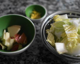 甘酒で作る、白菜とりんごの甘酢漬け作り方1写真