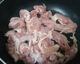 簡単♪さつまいもと鶏肉の肉じゃが風煮込み作り方3写真