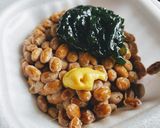 納豆☝海苔の佃煮カラシでごはんですよ～♪作り方3写真