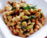 納豆☝海苔の佃煮カラシでごはんですよ～♪作り方4写真