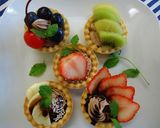 チョコフルーツタルト作り方3写真