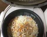 リメイク・おでんの残りで炊き込みごはん作り方4写真