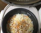 リメイク・おでんの残りで炊き込みごはん作り方4写真