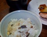 【和に浸る】煮干し・大豆の炊き込みご飯作り方3写真