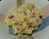 簡単美味♪ さつまいもとたくあんのサラダ作り方18写真
