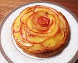おもてなし♥️りんごとバナナの薔薇ケーキ作り方11写真