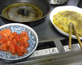 もずくとトマトの卵とじ作り方2写真