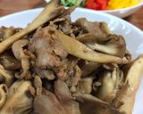 豚肉とキノコのサラダのせ全粒粉入りピザ作り方3写真