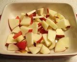クスクスでお手軽♪アップルクランブル風作り方1写真