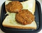 マヨカレーソース味のカツサンド作り方4写真