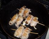 グレードアップしたシメジと豚の串焼き作り方2写真