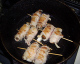 グレードアップしたシメジと豚の串焼き作り方2写真
