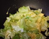 シャキッときゃべつ炒め　～コツを～作り方4写真