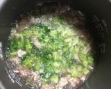 牛すじとブロッコリーの和風炊き込みご飯作り方3写真
