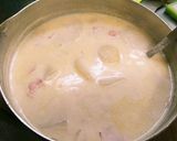超簡単☆かぶとベーコンの豆乳スープ作り方3写真