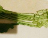 簡単☆大根葉としらすの炊き込みご飯作り方1写真