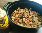 筑前煮の隠し味★味の決め手は焼肉のたれ★作り方2写真
