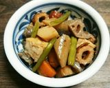 筑前煮の隠し味★味の決め手は焼肉のたれ★作り方4写真