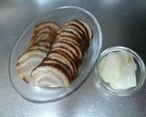 青梗菜と焼豚の中華なペペロンチーノ(風)作り方3写真