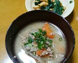 豚挽き肉で楽チ～ンな豚汁作り方6写真