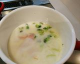 朝ご飯に♥ミルク味噌スープ作り方3写真