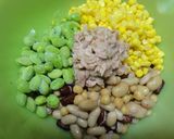 ＊保存食でサラダ＊作り方5写真