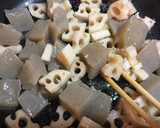 簡単♪蓮根とこんにゃくのおかか炒め煮作り方3写真