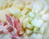 豆乳でつくったオイスターチャウダー作り方1写真