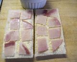 ツナとハムのサンドイッチ【手づかみ食べ】作り方3写真