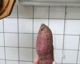 リッツ散らしのさつま芋スープ♪作り方1写真