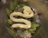 タコとセロリのバジルマヨ和え作り方4写真