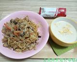 リッツ散らしのさつま芋スープ♪作り方10写真
