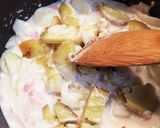 次の日の焼き芋で☆さつまいもグラタン作り方4写真