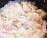 次の日の焼き芋で☆さつまいもグラタン作り方5写真