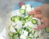 大根と胡瓜の鰹ゆかり和え♪作り方1写真