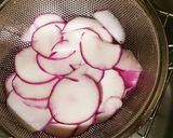 木曾紫かぶ(赤かぶでも)の甘酢漬け作り方1写真