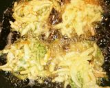 サクサク！春菊と桜エビのかき揚げ♪作り方6写真