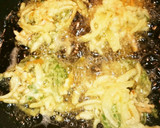 サクサク！春菊と桜エビのかき揚げ♪作り方6写真