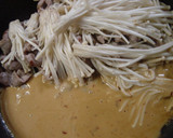 えのき茸と豚肉、中華風マヨネーズ炒め。作り方6写真
